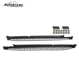 BUFEETERS  Side Step Running Board Nerf Bar Fit For 2016 2017 2018 2019 2020 2021 2022 Mercedes-Benz X253 GLC250 GLC300 GLC43,OE Style,Black&Silver