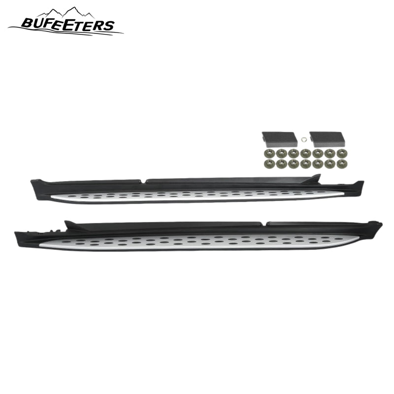 BUFEETERS  Side Step Running Board Nerf Bar Fit For 2016 2017 2018 2019 2020 2021 2022 Mercedes-Benz X253 GLC250 GLC300 GLC43,OE Style,Black&Silver