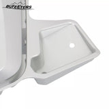 BUFEETERS Front Bumper Upper Grille Fit For 2019 2020 2021 GMC Sierra 1500,Denali Style,Silver