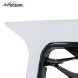 BUFEETERS  Front Bumper Upper Grille Fit For 2015 2016 2017 INFINITI QX80,Mesh Style,Chrome&Black