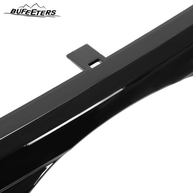BUFEETERS 2PCS Front Upper&Center Grille Set Fit For 2011 2012 2013 2014 Ford Edge,Factory Style,Gloss Black