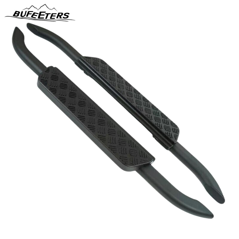 BUFEETERS  Side Step Running Board Nerf Bar Fit For Land Rover Defender 90 L663 2020 2021 2022 2023,Black