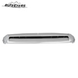 BUFEETERS Front Upper Grille & Hood Bulge Fit For 2014 2015 2016 2017 2018 2019 2020 Toyota Tundra,Honeycomb Style,Chorme&Black