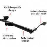 BUFEETERS  Class 3 Trailer Hitch Tow Receiver 2" Black Fit For 1999-2017 Honda Odyssey