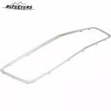 BUFEETERS  Front Bumper Upper Grille Frame Fit For 2015 2016 2017 2018 2019 Cadillac CTS Sedan,Factory Style,Satin Silver