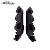 BUFEETERS  11PCS Front Grille Foglight&Bezels&Brackets Set Fit For 2013 2014 2015 Honda Civic Sedan,Factory Style,Chrome&Black