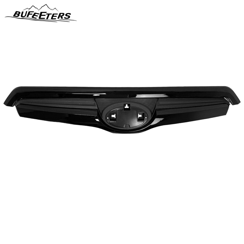 BUFEETERS  Front Bumper Upper Grille Fit For 2014 2015 2016 2017 2018 Subaru Forester,STI Style,Gloss Black