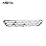 BUFEETERS 5PCS Front Upper and Lower Grille and Fog Light Kit Set Fit For 2014 2015 2016 Nissan Rogue,Honeycomb Style,Chrome&Black