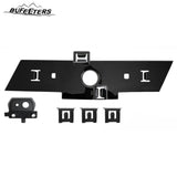BUFEETERS Front Bumper Upper Grille Fit For 2022 2023 2024 Chevy Silverado 1500 High Country,Horizontal Billet Style,Gloss Black