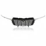 BUFEETERS  Front Bumper Upper Grille  Black W/Chrome Trim Fit For 2022 2023 Chevy Equinox