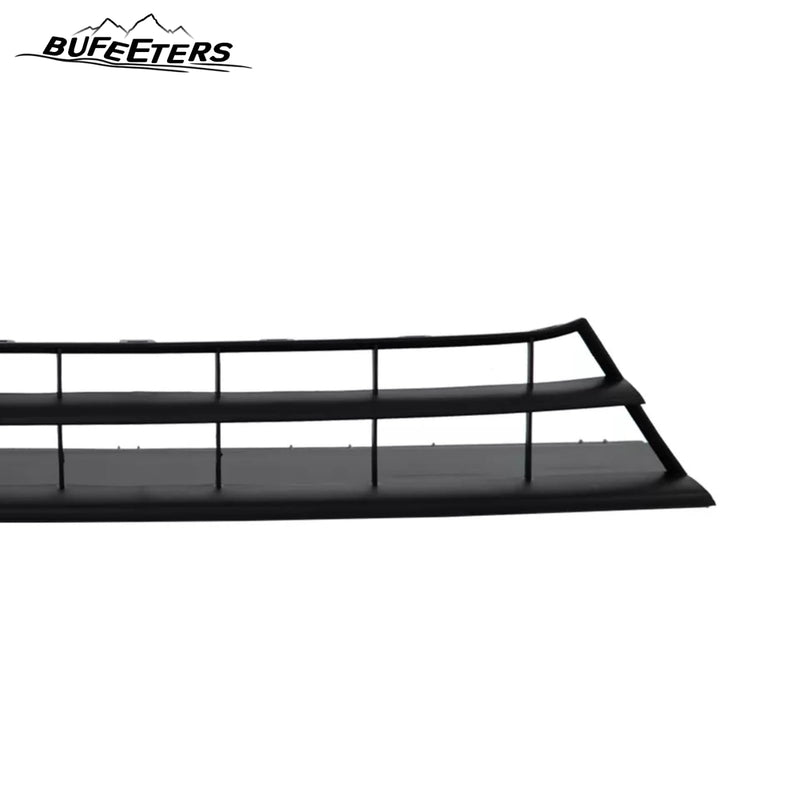 BUFEETERS  6PCS Front Bumper Upper Lower Grille w/ Fog Light Covers Fit For 2016 2017 2018 Honda Civic Sedan,Factory Style,Chrome&Black