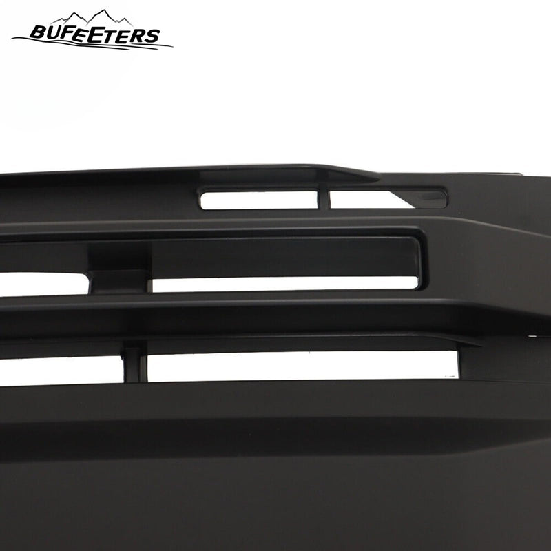 BUFEETERS Front Bumper Upper Grille Fit For 2017 2018 2019 F-250 F-350 Super Duty,XL Style,Matte Black