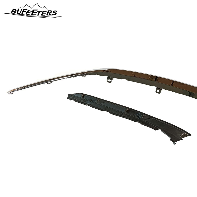 BUFEETERS Front Bumper Upper Grille Chrome Molding Fit For 2021 2022 2023 Honda Odyssey