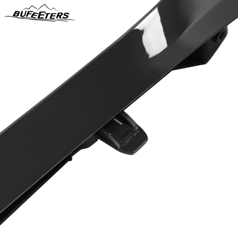 BUFEETERS Front Bumper Grille Trim Molding Fit For 2017 2018 2019 2020 Nissan Rogue,Factory Style,Gloss Black