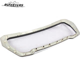 BUFEETERS Front Grille Outer Frame Suround Fit For 2019 2020 2021 GMC Sierra 1500,Factory Style,Matte Black