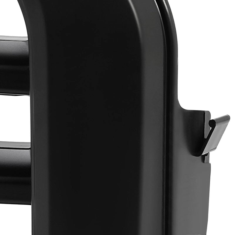 BUFEETERS  Front Bumper Upper Grille Fit For 2015 2016 2017 Ford F150 F-150,Horizontal Style,Matte Black