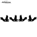 BUFEETERS  Side Step Running Board Nerf Bar Fit For 2009 2010 2011 2012 2013 2014 2015 Honda Pilot,Black&Silver