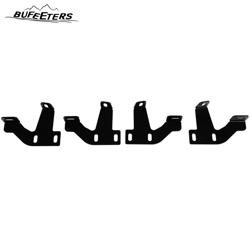 BUFEETERS  Side Step Running Board Nerf Bar Fit For 2009 2010 2011 2012 2013 2014 2015 Honda Pilot,Black&Silver