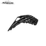 BUFEETERS    Front Bumper Radiator Grille Assembly Fit For 2021 2022 2023 Hyundai Elantra Sedan,Mesh Style,Gloss Black
