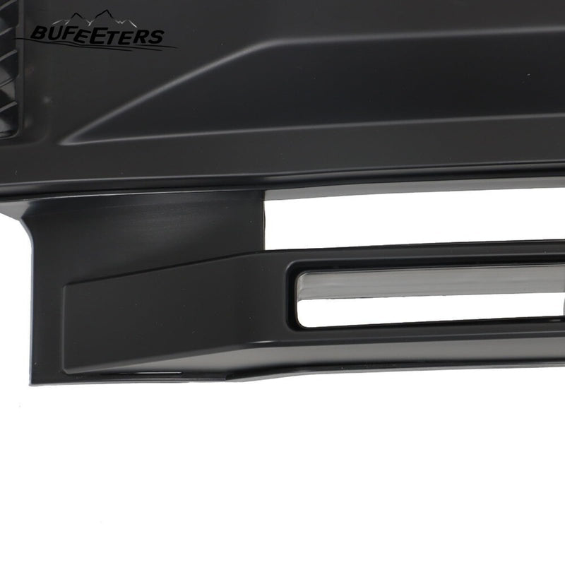 BUFEETERS Front Bumper Upper Grille Fit For 2017 2018 2019 F-250 F-350 Super Duty,XL Style,Matte Black