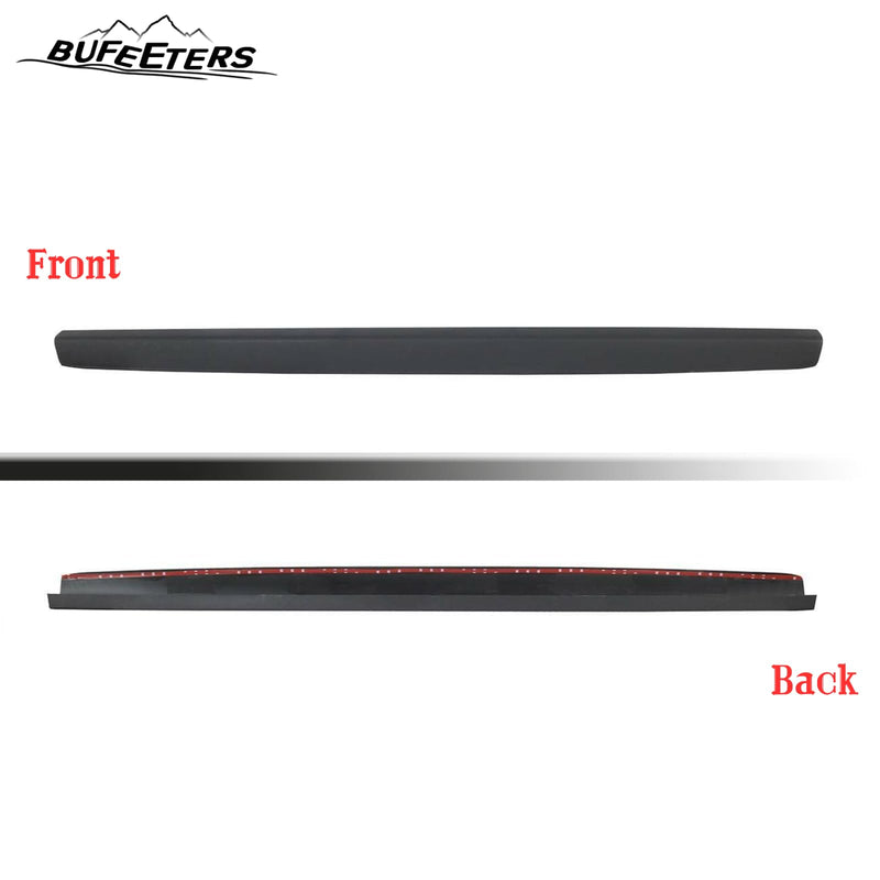 BUFEETERS Tailgate Molding Spoiler Cap Fit For 1999 2000 2001 2002 2003 2004 2005 2006 2007 Silverado GMC Sierra 1500,Factory Style,Textured Black