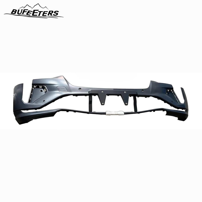 BUFEETERS  5Pcs Complete Front Bumper Grille Kit With Fog Lamp Cover Fit For 2020 2021 2022 2023 2024 Cadillac CT4,Factory Style,Chrome&Black