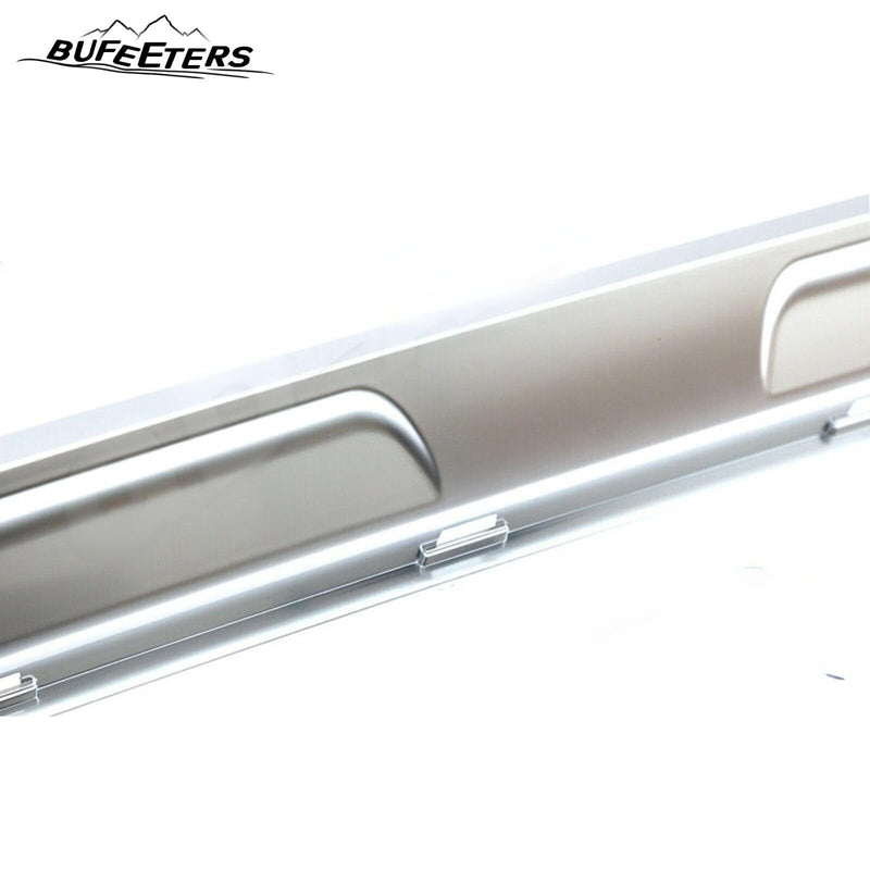 BUFEETERS   Front Grille Lower Molding Trim Fit For 2016 2017 2018 2019 Lexus RX350 RX450h,Factory Style,Matte Nickel Chrome
