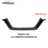 BUFEETERS Front Bumper Grille Trim Molding Fit For 2017 2018 2019 2020 Nissan Rogue,Factory Style,Gloss Black