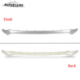 BUFEETERS    Front Bumper Grille Molding Hood Trim Fit For 2019 2020 Hyundai Santa Fe,Silver