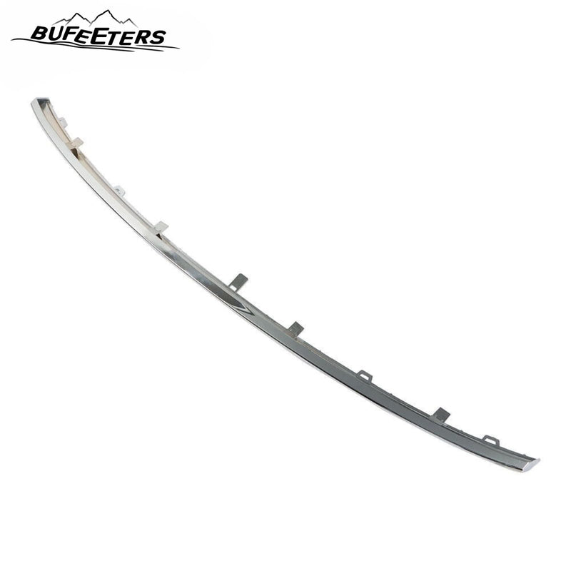 BUFEETERS Front Upper Chrome Grille Molding Trim Fit For 2011 2012 2013 2014 Ford Edge