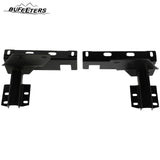 BUFEETERS  Side Step Running Board Nerf Bar Fit For 2006 2007 2008 2009 2010 2011 2012 2013 Land Rover Range Rover Sport,Black&Silver