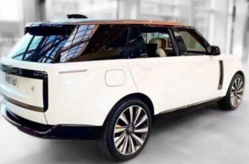 Grey&black Side Fender Vent Wing Cover Fit For 2023 2024 Range Rover L405