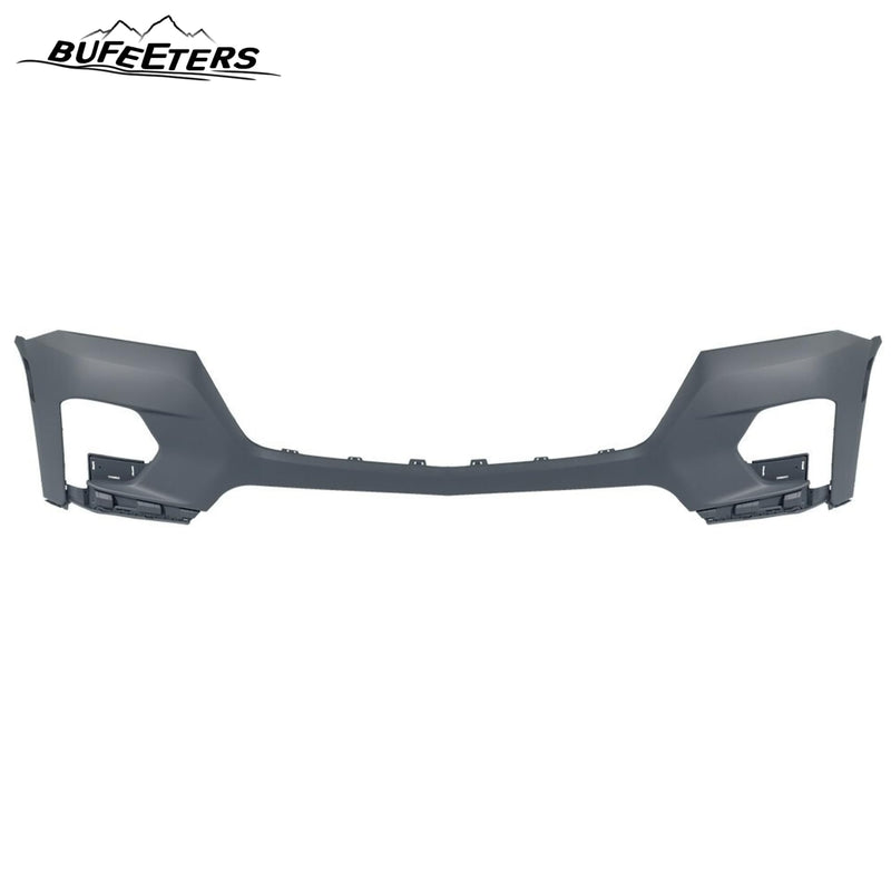 BUFEETERS  12PCS Front Bumper Cover RS Grille Assembly Kit Complete Fit For 2022 2023 2024 Chevy Chevrolet Traverse,Horizontal Billet Style,Black