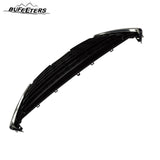 BUFEETERS  Front Bumper Grille Assembly Fit For 2018 2019 Lexus NX300h NX300,Horizontal bar insert Style,Silver Gray Shell and Black Insert