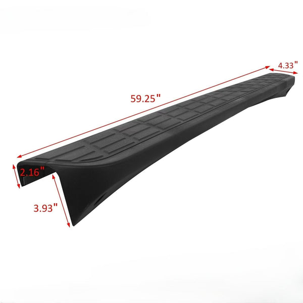 BUFEETERS Tailgate Top Protector Spoiler Cap Cover Fit For 2007-2014 Chevy Silverado GMC Sierra