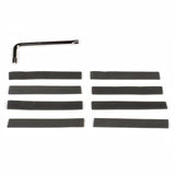 BUFEETERS Roof Rack Crossbar+Side Rails Luggage Carrier Fit For 2019 2020 Toyota RAV4,Black,165 lbs