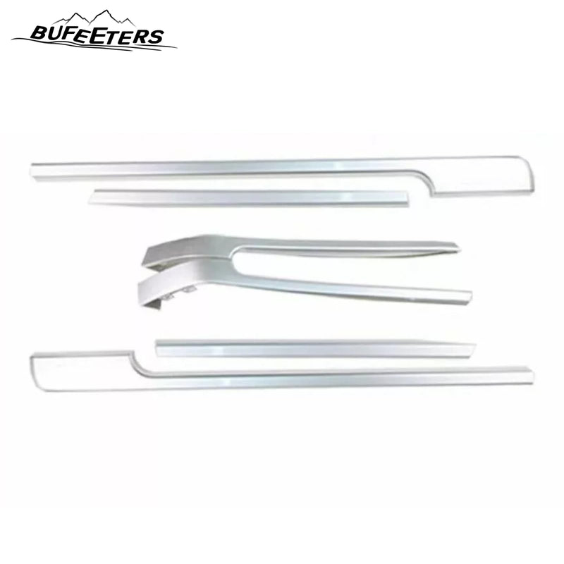 BUFEETERS Door Side Body Molding Trim Strip Kit Fit For 2013 2014 2015 2016 2017 2018 2019 2020 2021 2022 Range Rover Vogue L405,Sliver