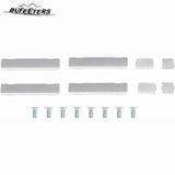 BUFEETERS 4Pcs Roof Rack Cross Bars + Side Rails Luggage Carrier Fit For 2012 2013 2014 2015 2016 Honda CRV CR-V,Factory Style,Black&Silver