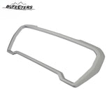 BUFEETERS Front Grille Outer Frame Suround Fit For 2019 2020 2021 GMC Sierra 1500,Factory Style,Matte Silver