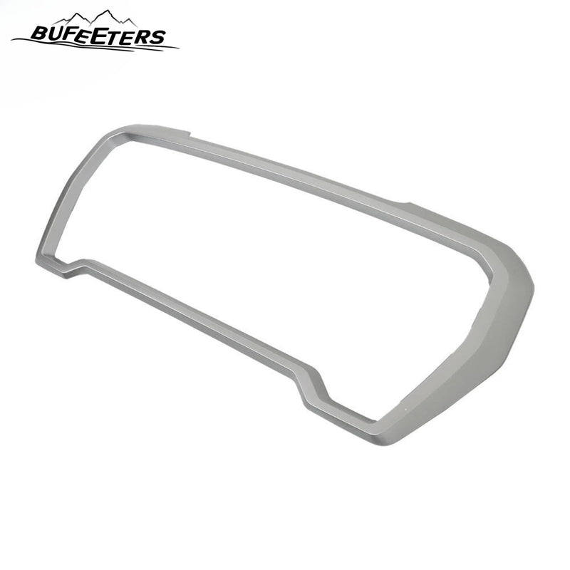 BUFEETERS Front Grille Outer Frame Suround Fit For 2019 2020 2021 GMC Sierra 1500,Factory Style,Matte Silver