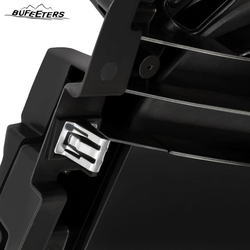 BUFEETERS Front Bumper Upper Grille Assembly Fit For 2017 2018 2019 2020 2021 Mazda CX-5 CX5,Mesh Style,Chrome&Black