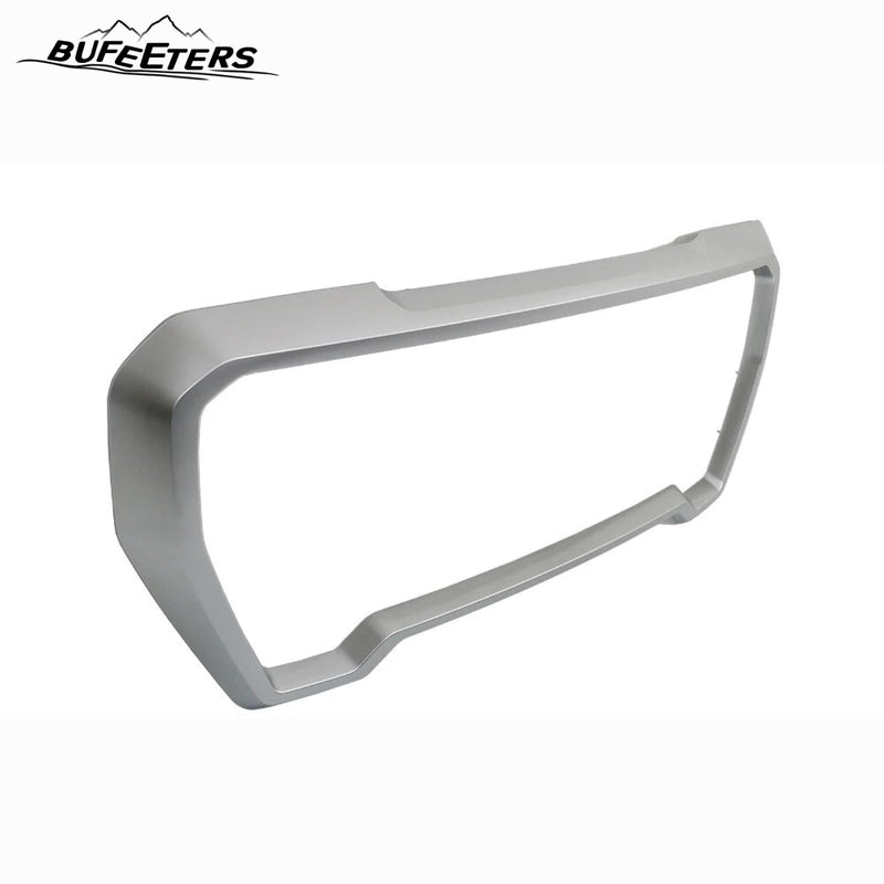 BUFEETERS Front Grille Outer Frame Suround Fit For 2019 2020 2021 GMC Sierra 1500,Factory Style,Chrome