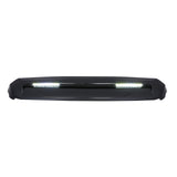 BUFEETERS Front Hood Bulge Molding With Light  Fit For 2014 2015 2016 2017 2018 2019 2020 2021 Toyota Tundra,Gloss Black