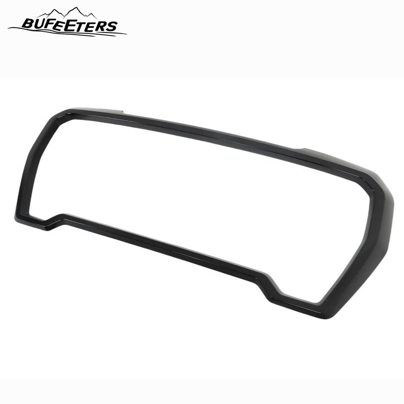 BUFEETERS Front Grille Outer Frame Suround Fit For 2019 2020 2021 GMC Sierra 1500,Factory Style,Gloss Black