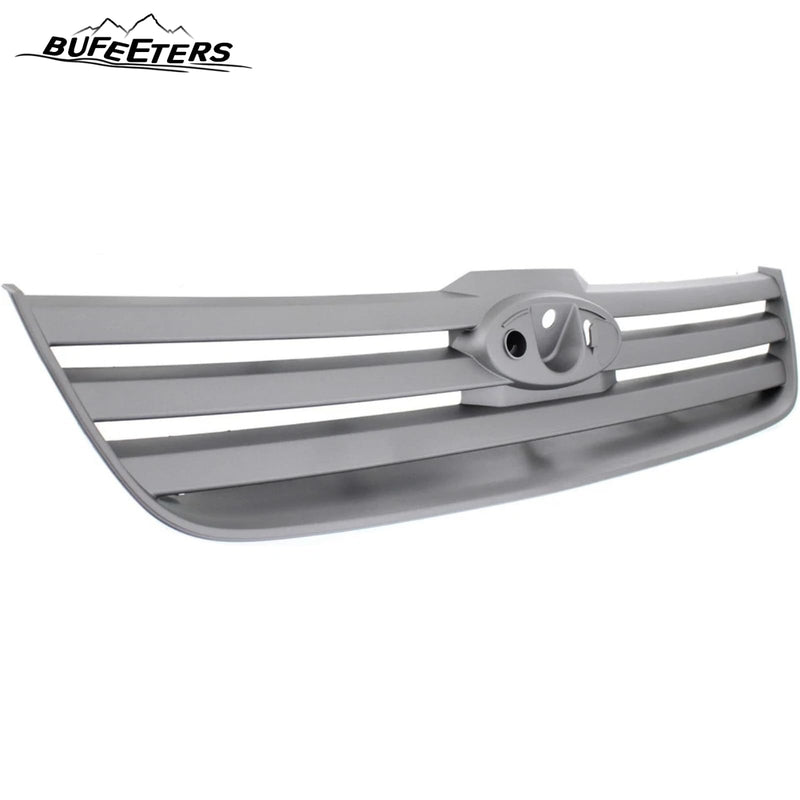 BUFEETERS Front Bumper Upper Grille Fit For 2010 2011 2013 Ford Transit Connect,Horizontal Billet Style,Platinum Primed