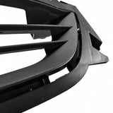 BUFEETERS  3pcs Front Upper Center Lower Grille Grill Set Fit For 2014 2015 2016 Chevrolet Malibu,Chrome&Black
