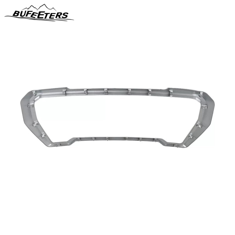 BUFEETERS Front Grille Outer Frame Suround Fit For 2019 2020 2021 GMC Sierra 1500,Factory Style,Chrome