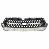 BUFEETERS  Front Bumper Upper Grille Fit For 2014 2015 2016 2017 2018 2019 2020 Toyota Tundra,Gloss Black