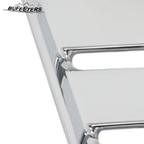 BUFEETERS Front Bumper Upper Chrome Grille Assembly Fit For 2007 2008 2009 2010 Ford Edge,Horizontal Billet Style
