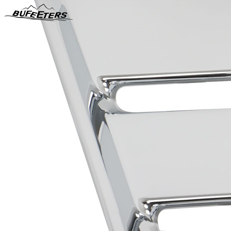 BUFEETERS Front Bumper Upper Chrome Grille Assembly Fit For 2007 2008 2009 2010 Ford Edge,Horizontal Billet Style